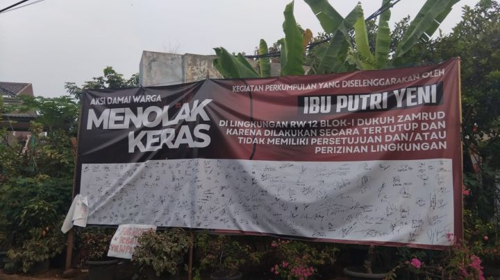 Demo Tolak Pengajian Rp1 Juta di Bekasi